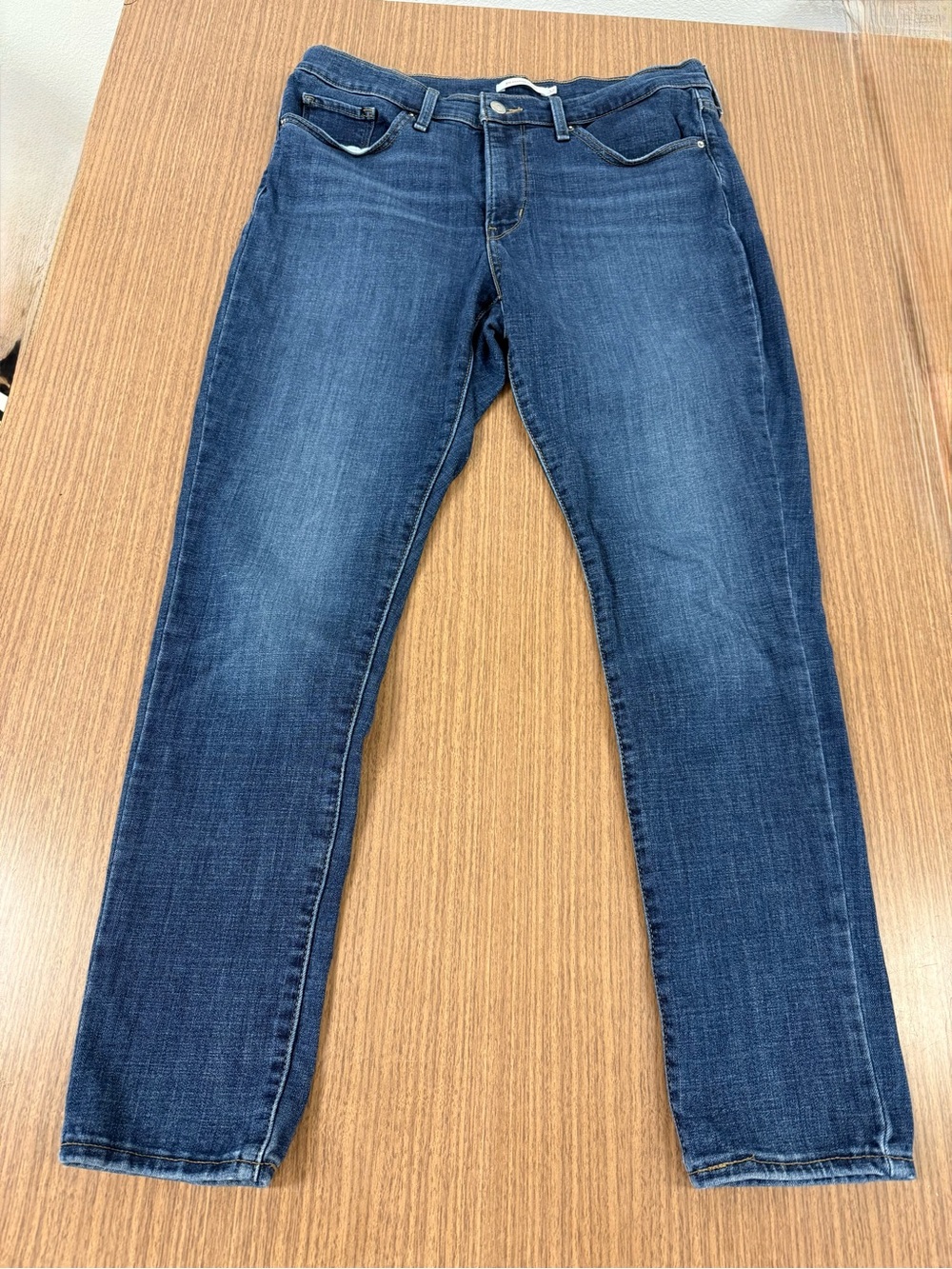 Women's 311 Shaping Skinny Jeans in Dark Blue Denim